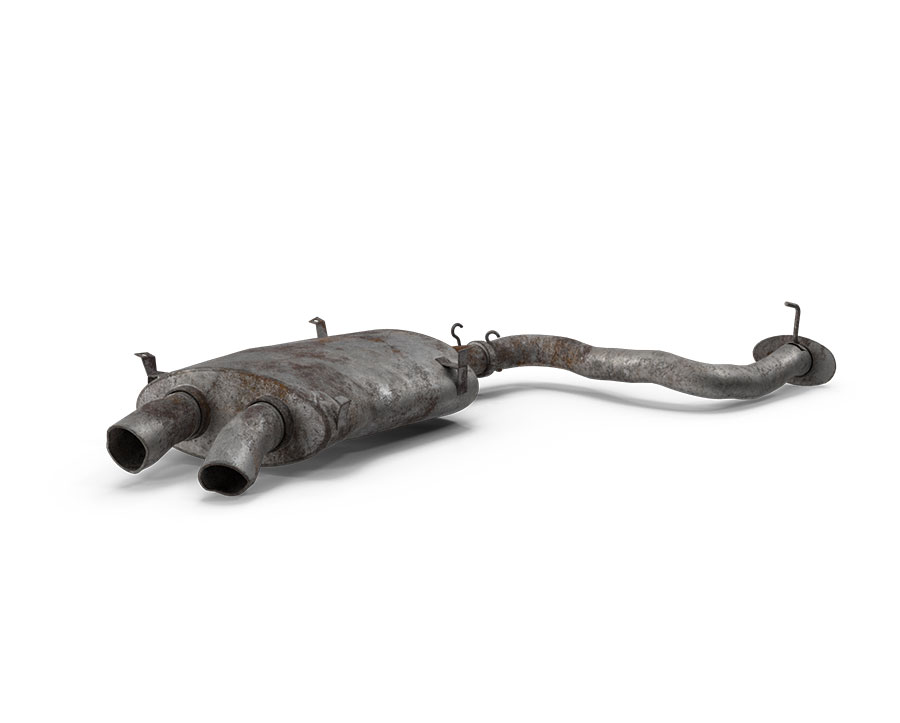 old-exhaust-system